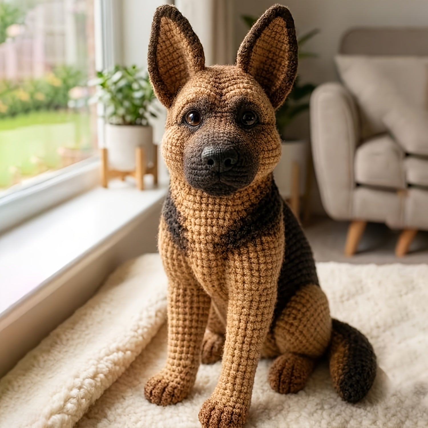 Crochet German Shepherd Puppy - DIY Kit