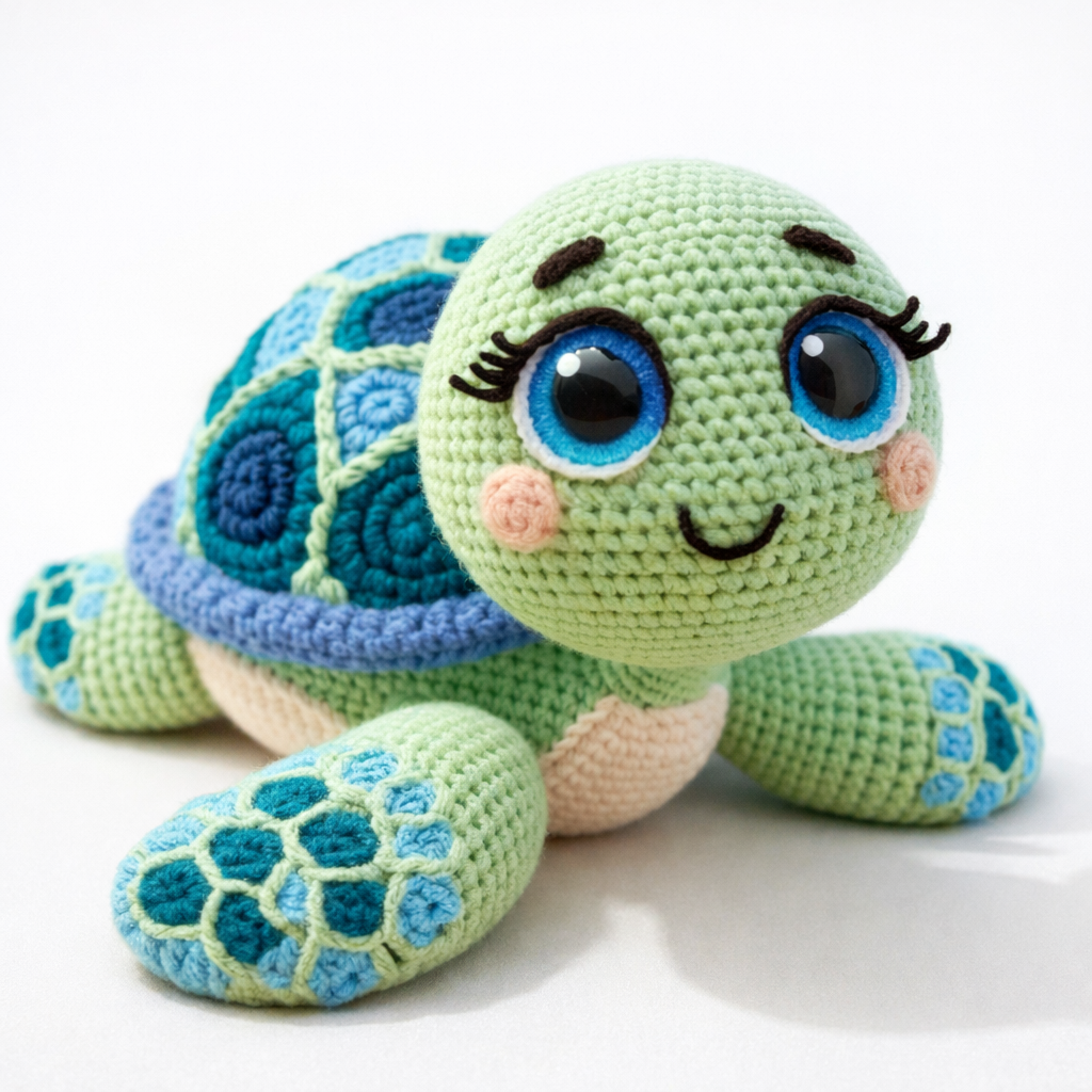 Crochet Sea Turtle - DIY Kit