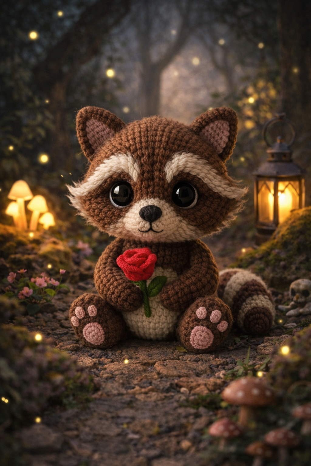 Crochet Raccoon - DIY Kit
