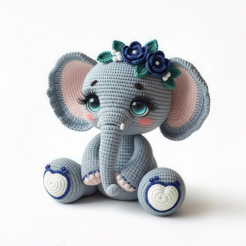 Crochet Baby Elephant - DIY Kit
