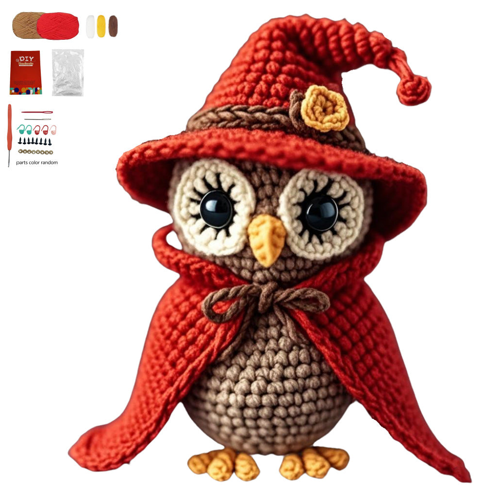 Crochet Wizard Owl - DIY Kit