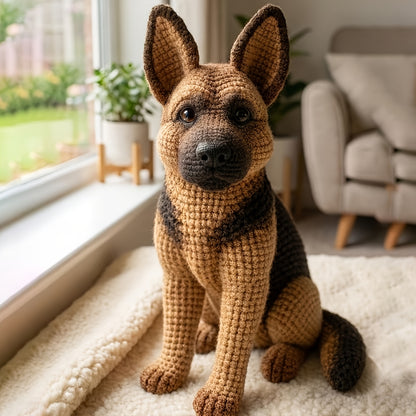 Crochet German Shepherd Puppy - DIY Kit