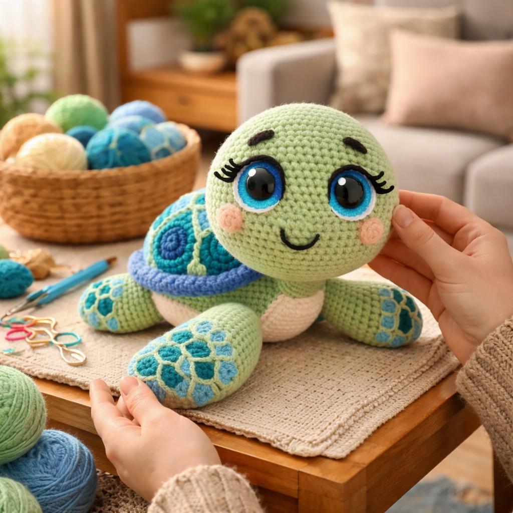 Crochet Sea Turtle - DIY Kit