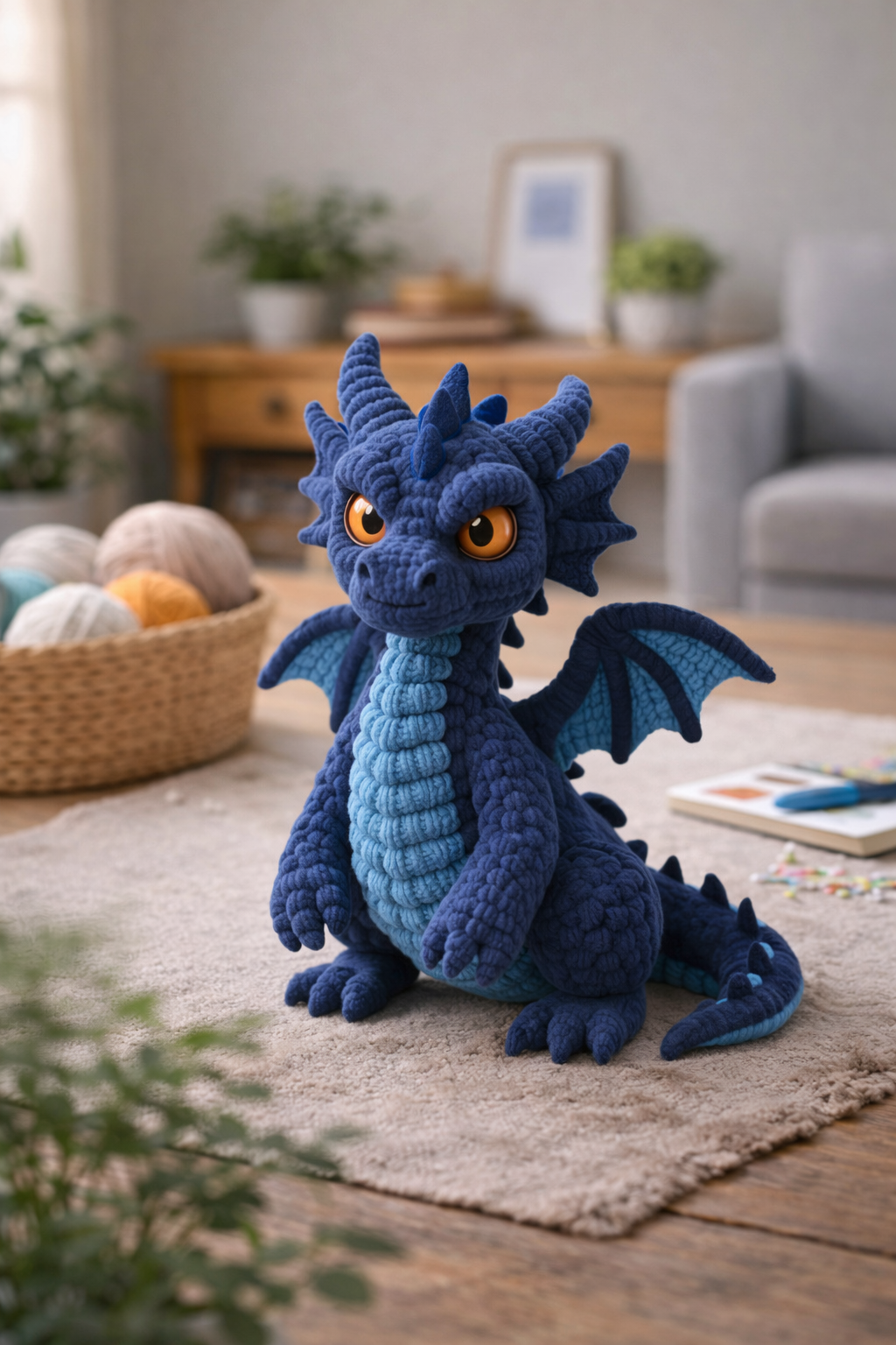 Crochet Dragon - DIY Kit