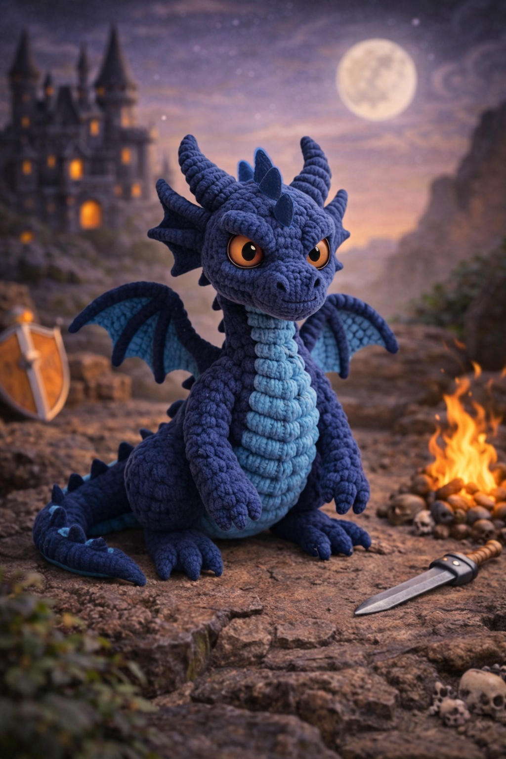 Crochet Dragon - DIY Kit