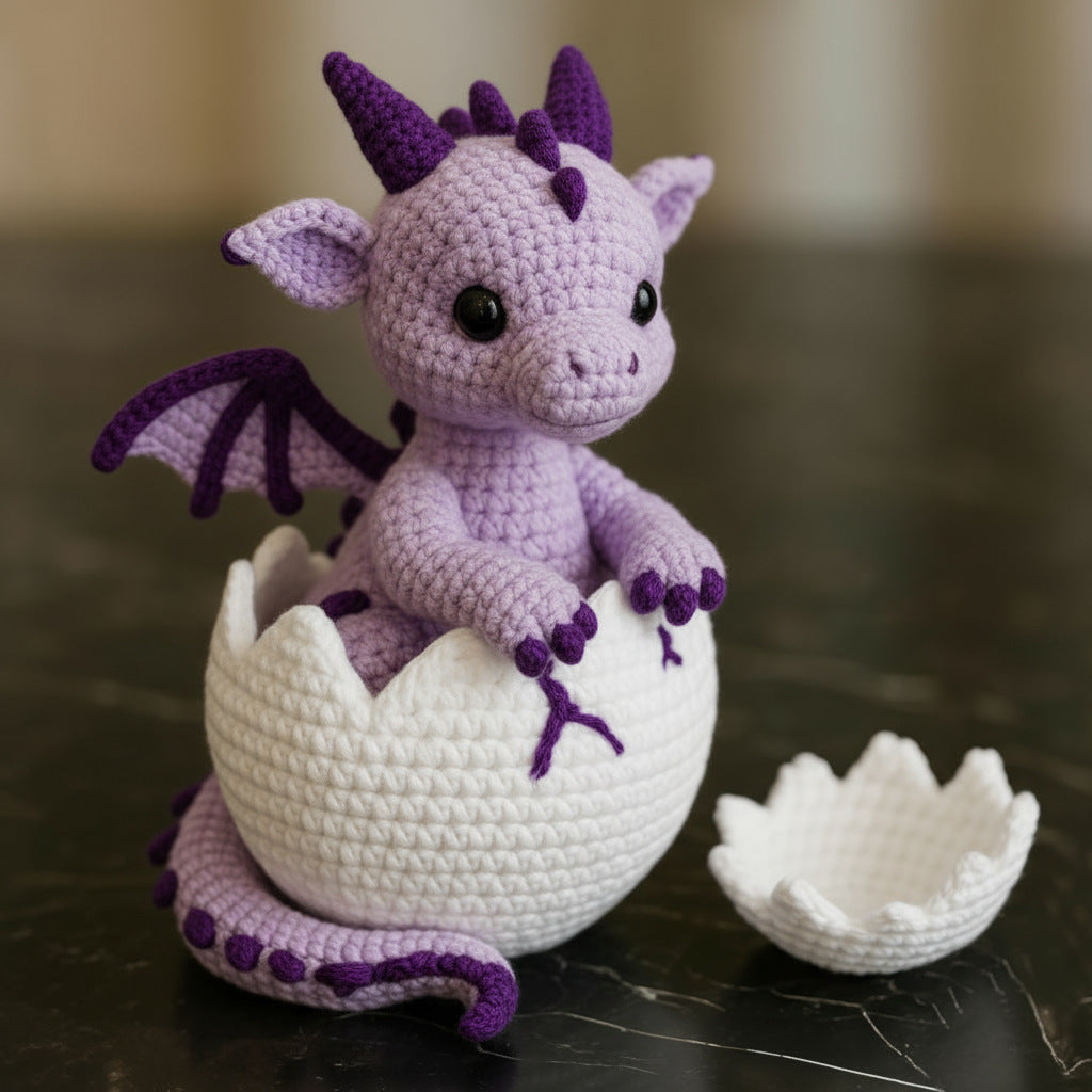 Crochet Baby Dragon - DIY Kit