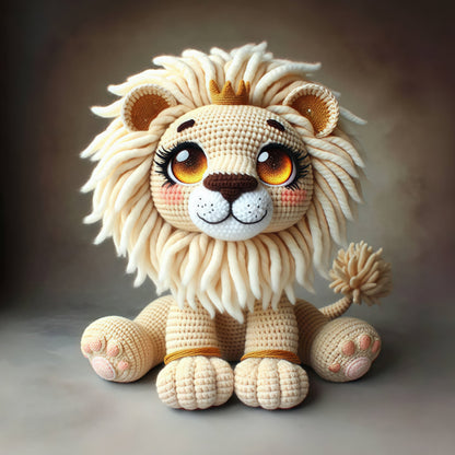 Crochet Baby Lion - DIY Kit