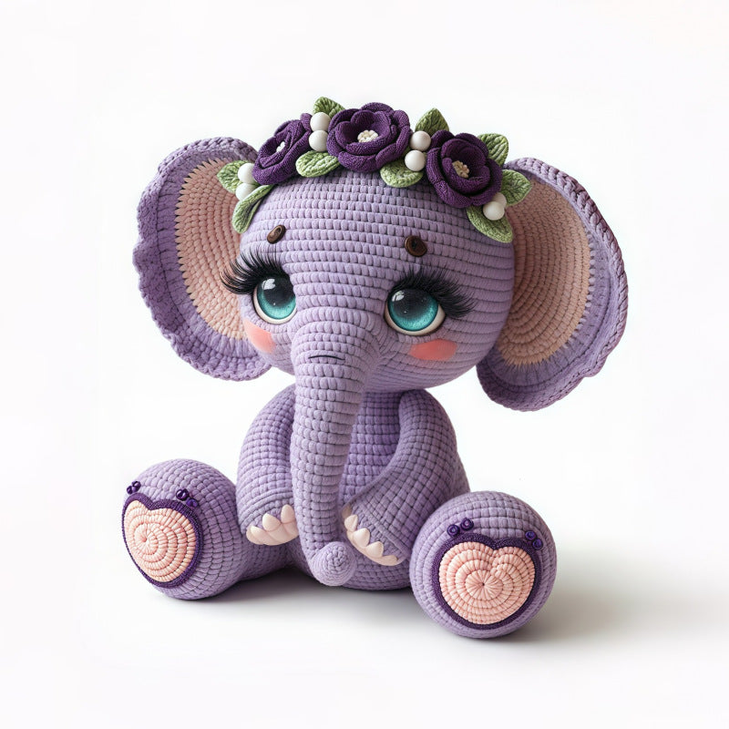 Crochet Baby Elephant - DIY Kit