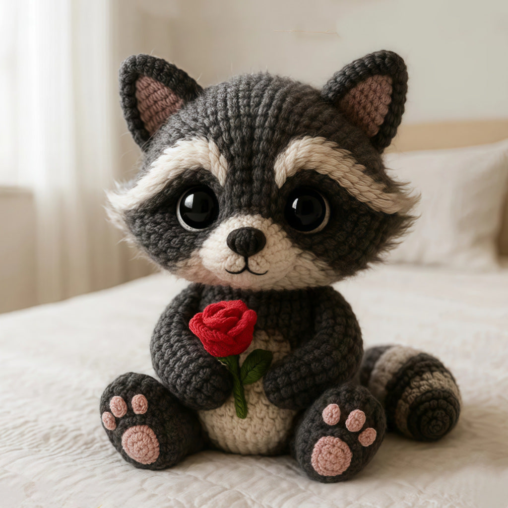 Crochet Raccoon - DIY Kit
