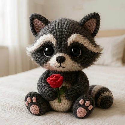Crochet Raccoon - DIY Kit
