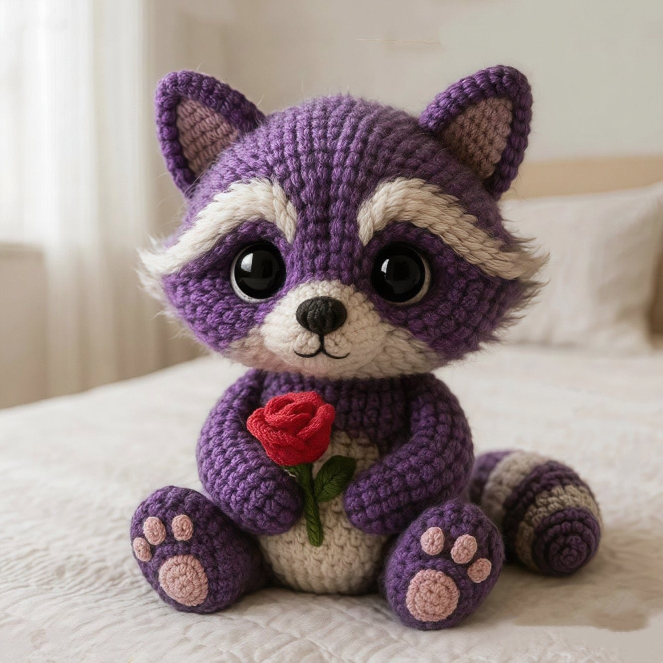Crochet Raccoon - DIY Kit