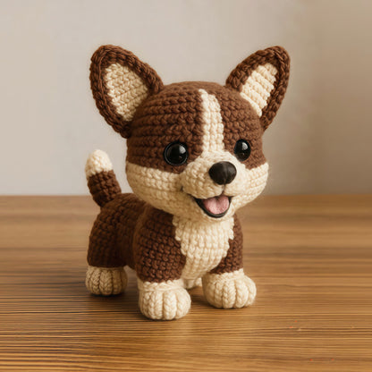 Crochet Corgi Puppy - DIY Kit