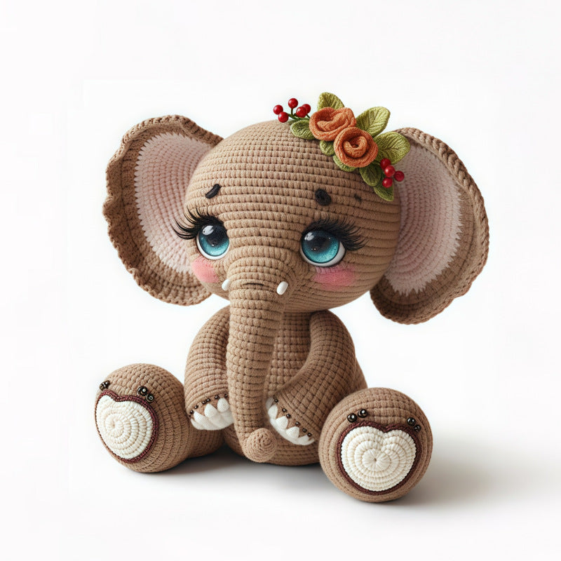 Crochet Baby Elephant - DIY Kit