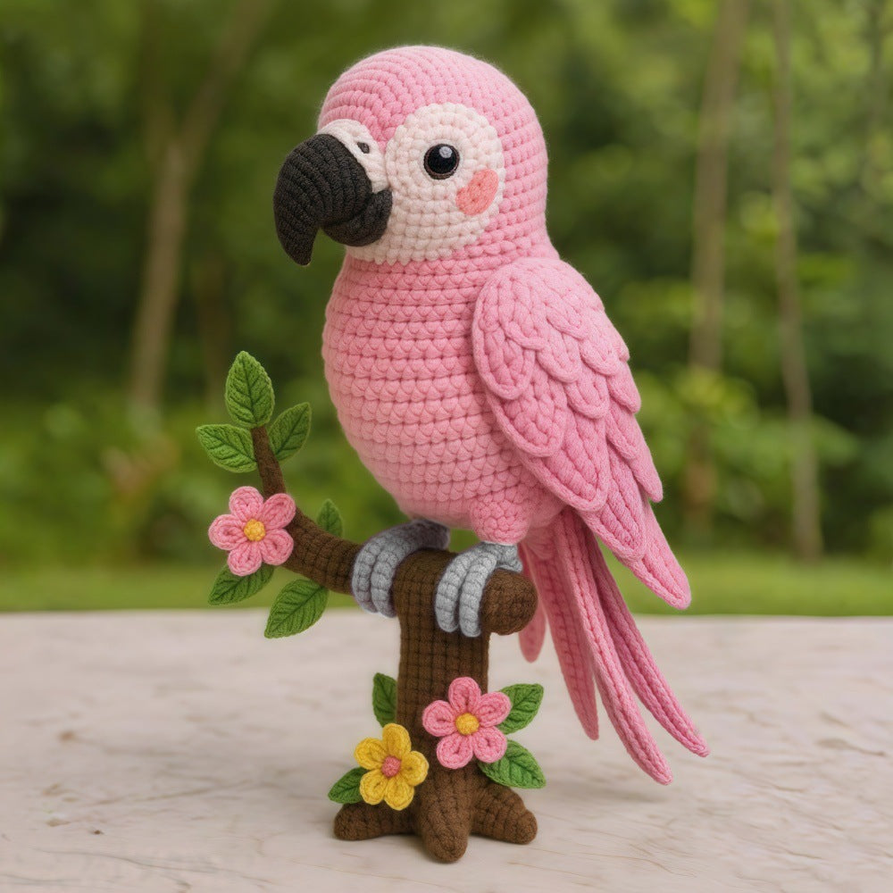 Crochet Rainbow Parrot - DIY Kit