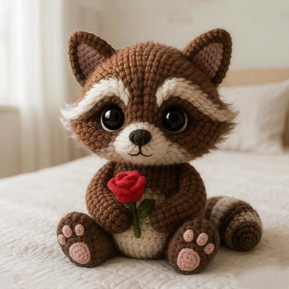 Crochet Raccoon - DIY Kit