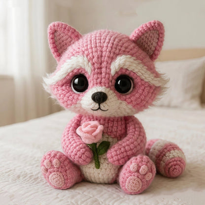 Crochet Raccoon - DIY Kit