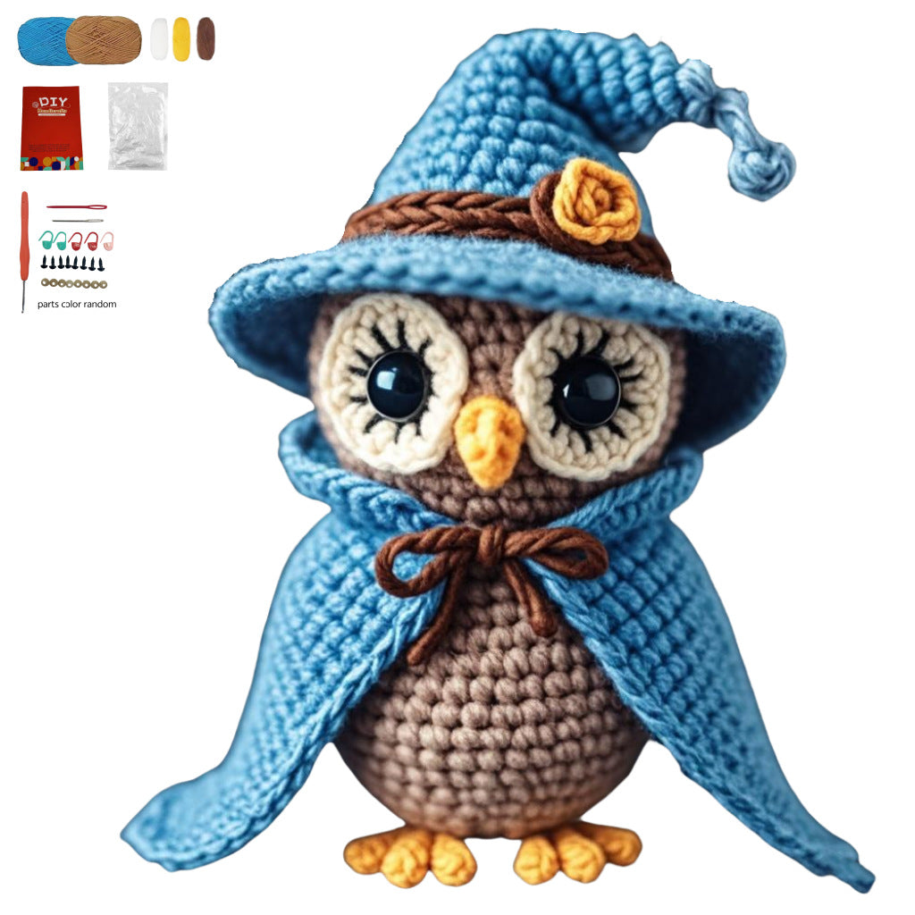 Crochet Wizard Owl - DIY Kit
