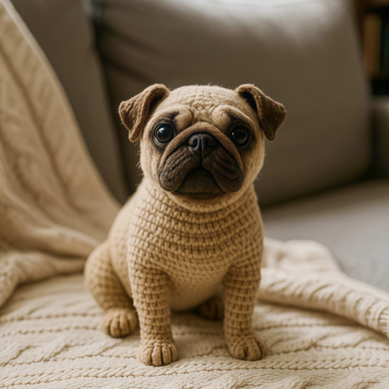 Crochet Pug Puppy - DIY Kit